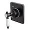 Kingston Brass KS3040BPL Bel-Air Three-Way Diverter Valve W/ Trim Kit, Matte Black KS3040BPL - alternate 1